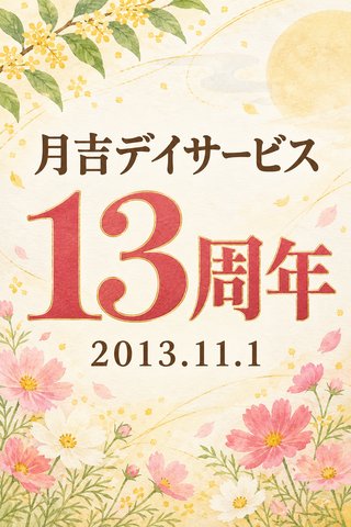 月吉デイサービス 開設13周年